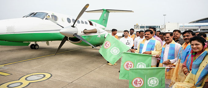 मध्यप्रदेश सरकार की ऐतिहासिक पहल: मुख्यमंत्री डॉ मोहन यादव ने किया "पीएमश्री पर्यटन वायु सेवा का शुभारंभ"
