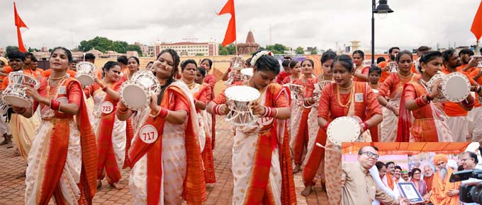 उज्जैन में 1500 डमरू वादकों ने रचा इतिहास, विश्व रिकॉर्ड कायम